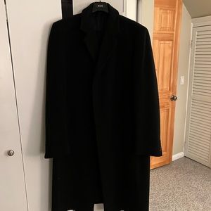 John W. Nordstrom cashmere and wool blend topcoat